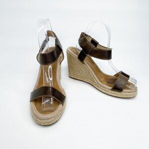 TOMMY BAHAMA 8 Rokayla‎ Wedge Open Toe Sandals Summer Vacation